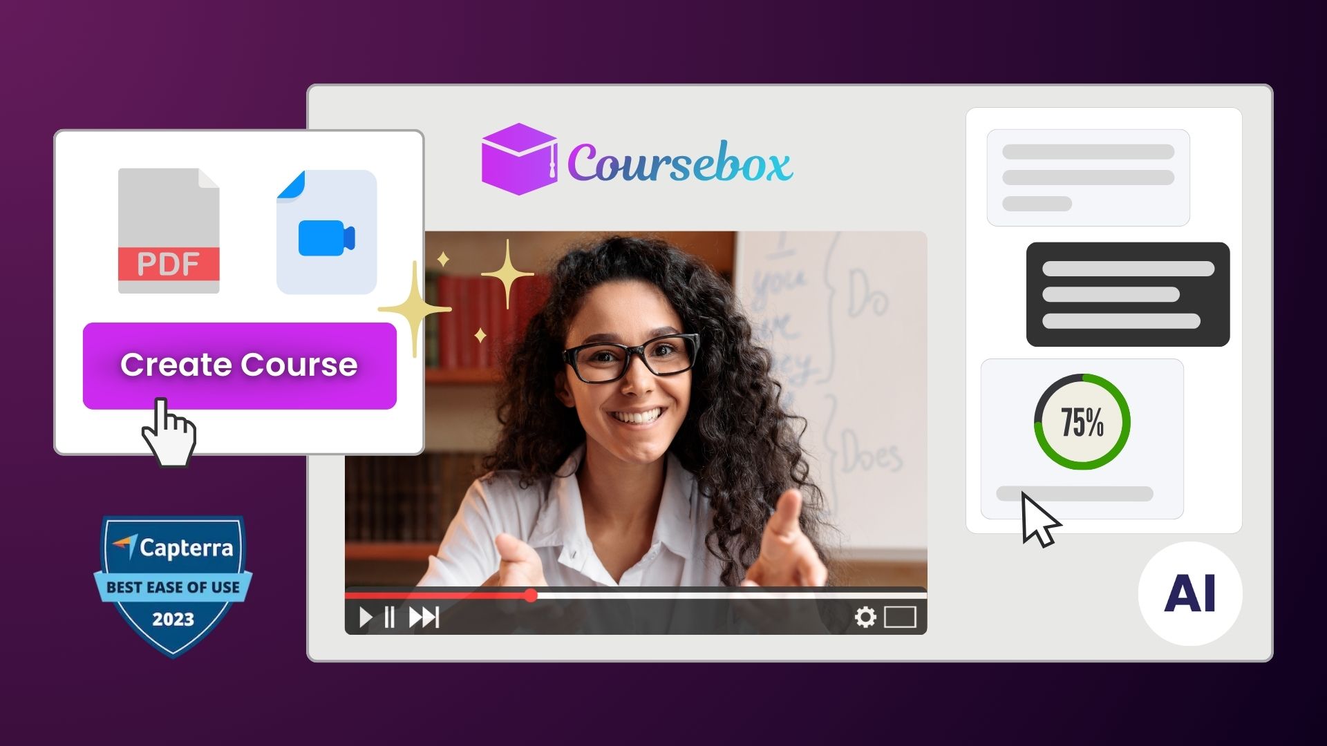 ai tools for course creators- Coursebox AI 