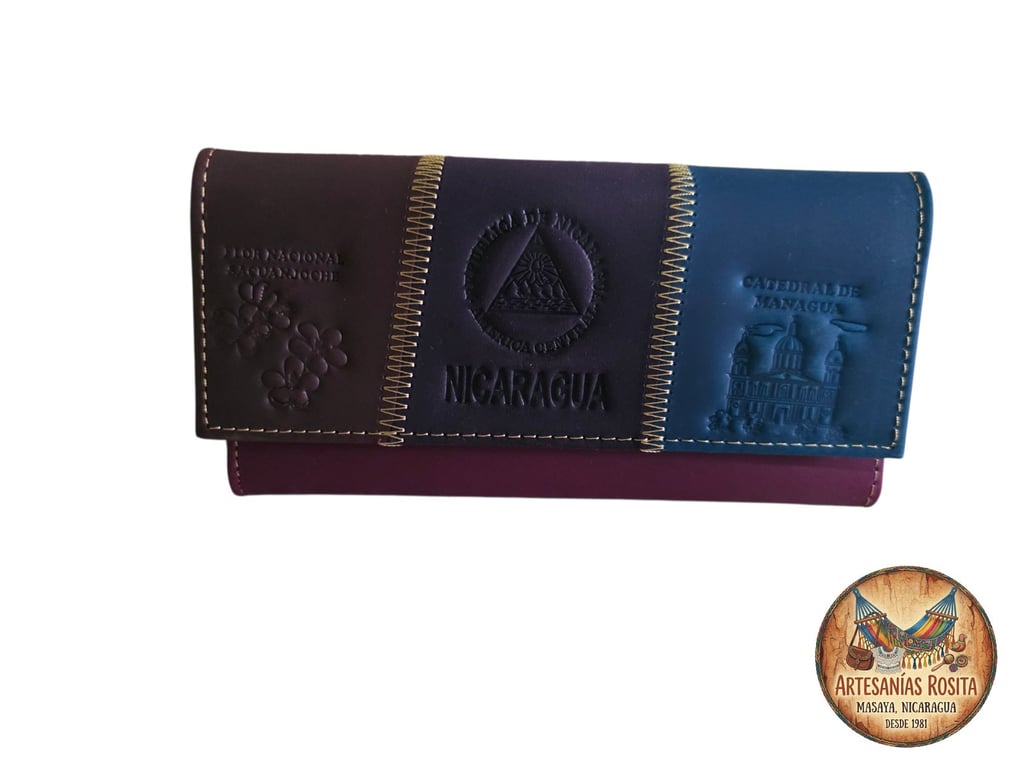Billetera de cuero Nicaragua