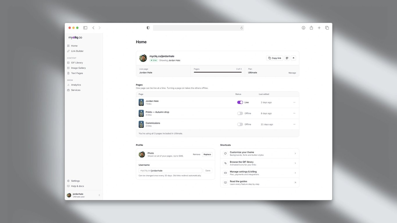 MyCliq Product Design 1