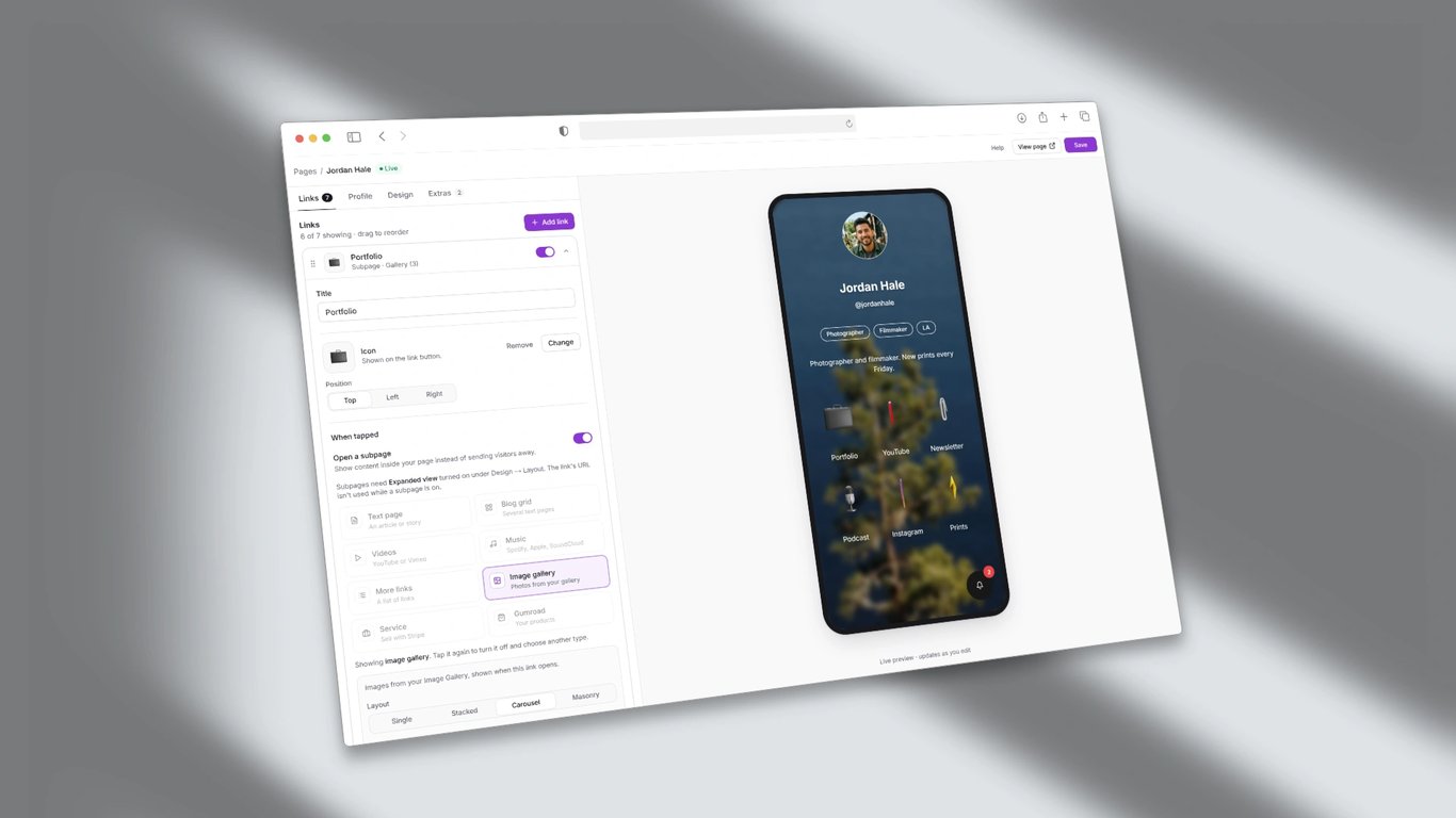 MyCliq Live Builder 1
