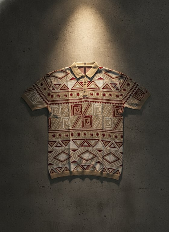 knit polo abstract