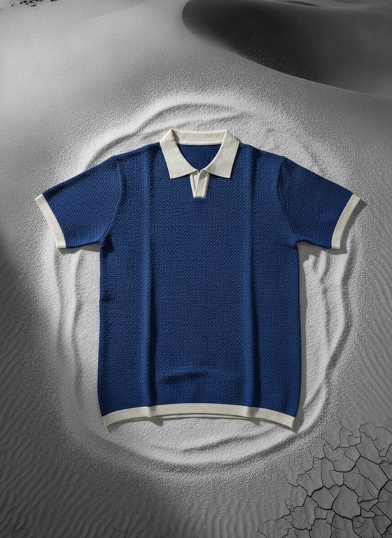 knitted polo plain view 2