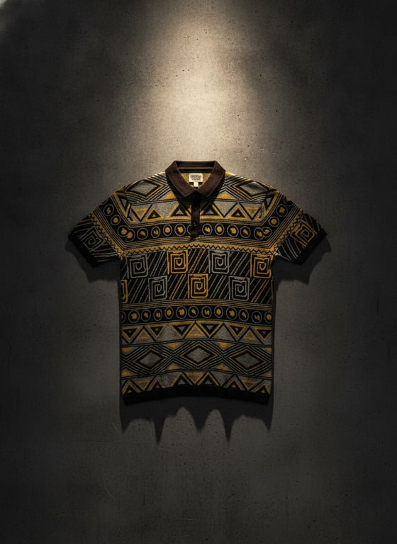 knit polo abstract view 2