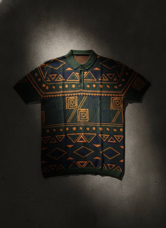 knit polo abstract view 4