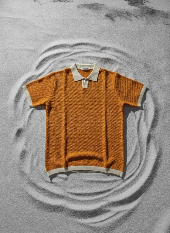 knitted polo plain view 2