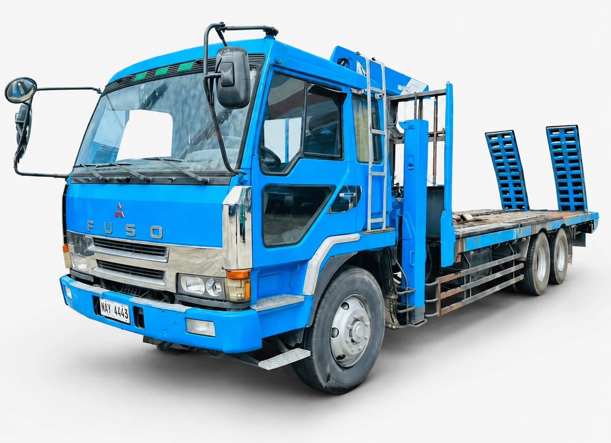 Fuso Self Loader With Crane