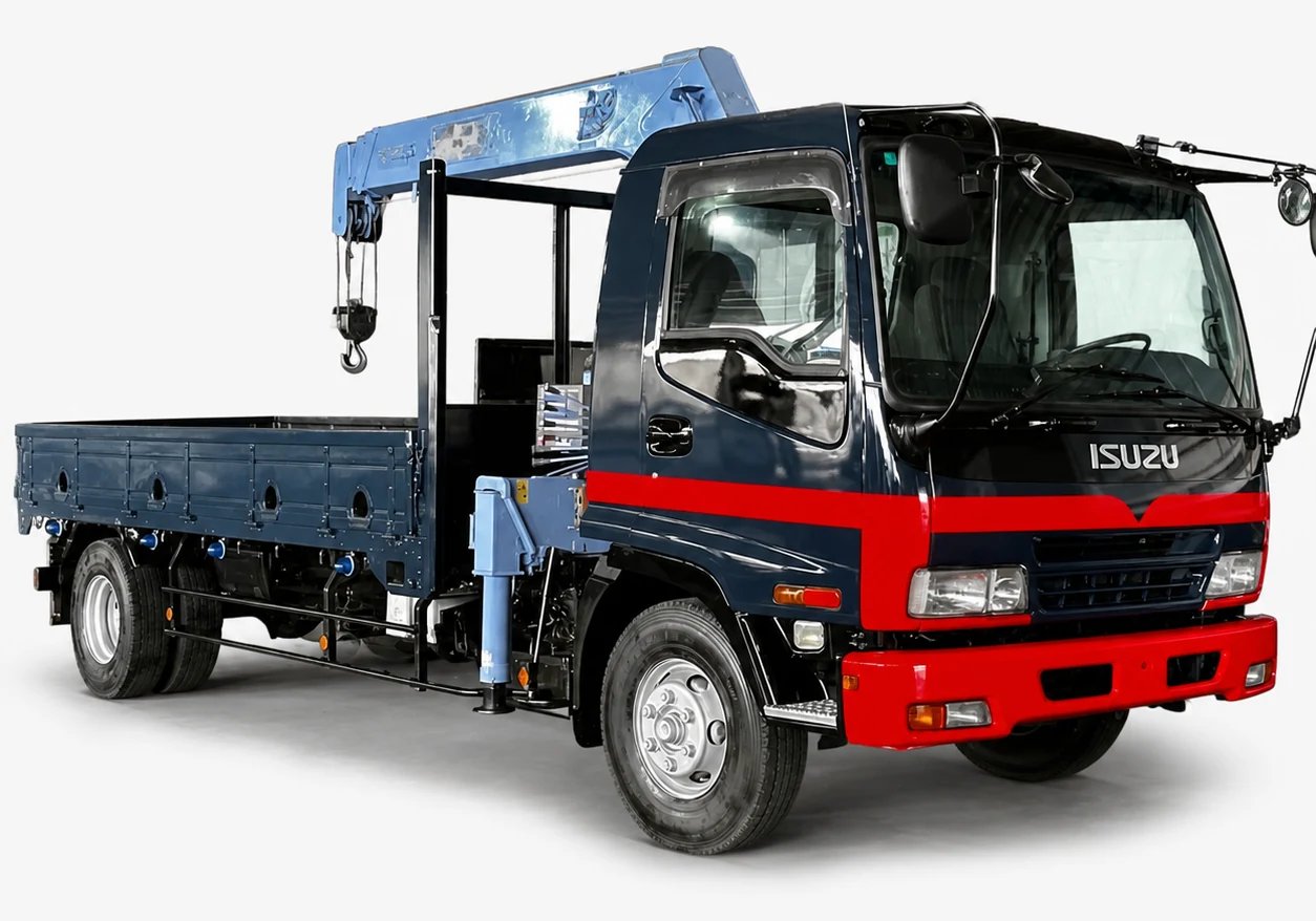 Isuzu Forward Dropside With Boom