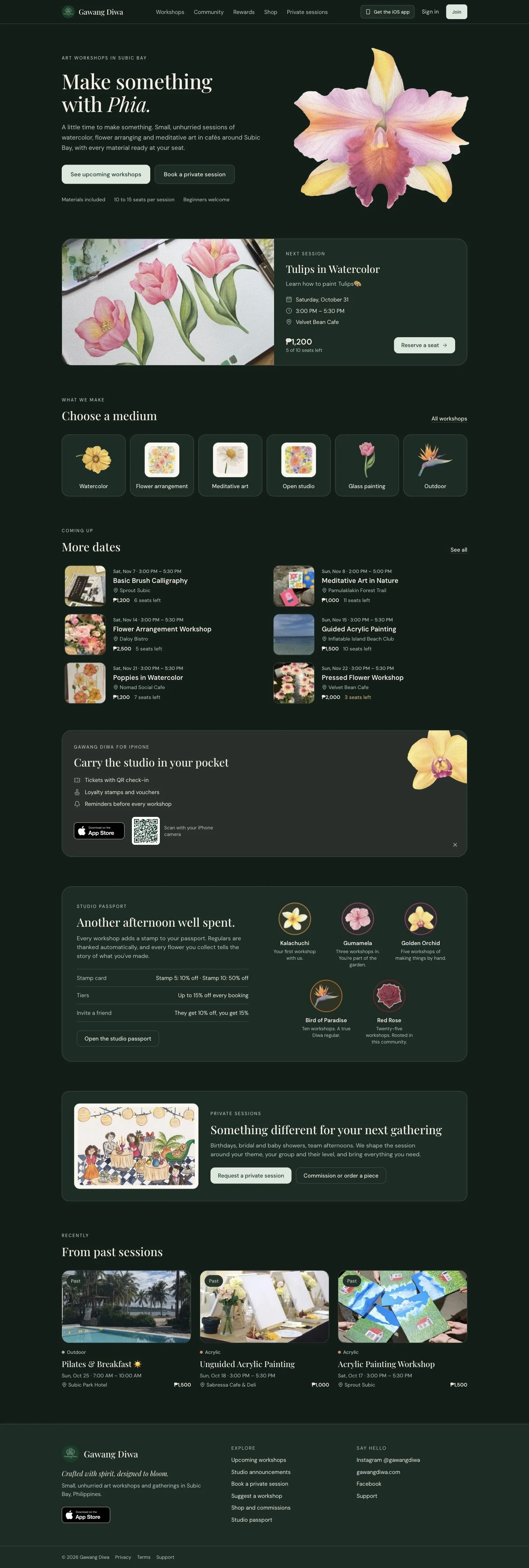 Gawang Diwa — website by vendrato