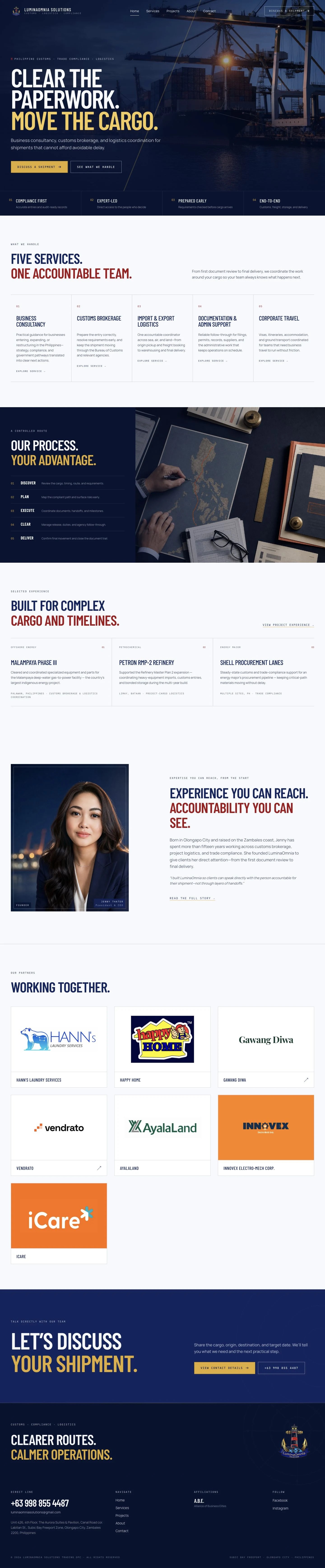 LuminaOmnia — website by vendrato