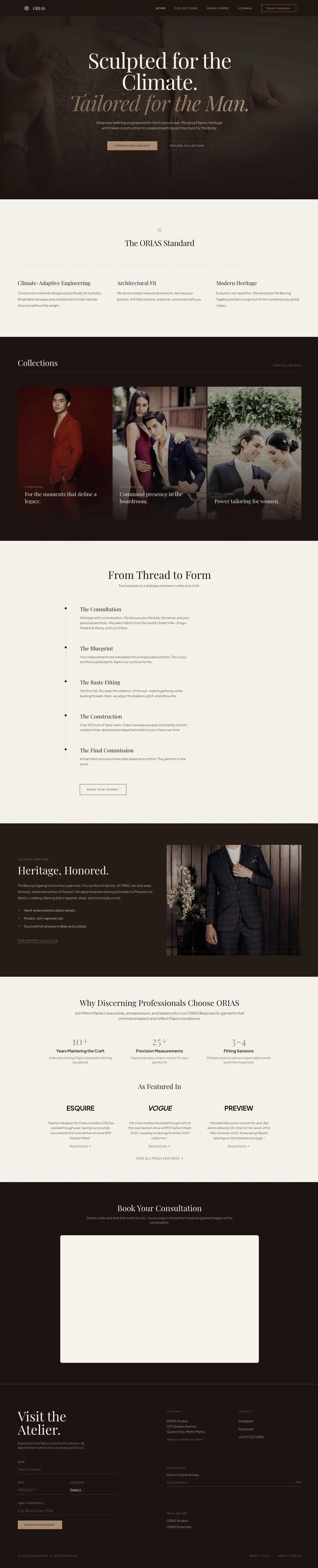 ORIAS Bespoke — orias bespoke