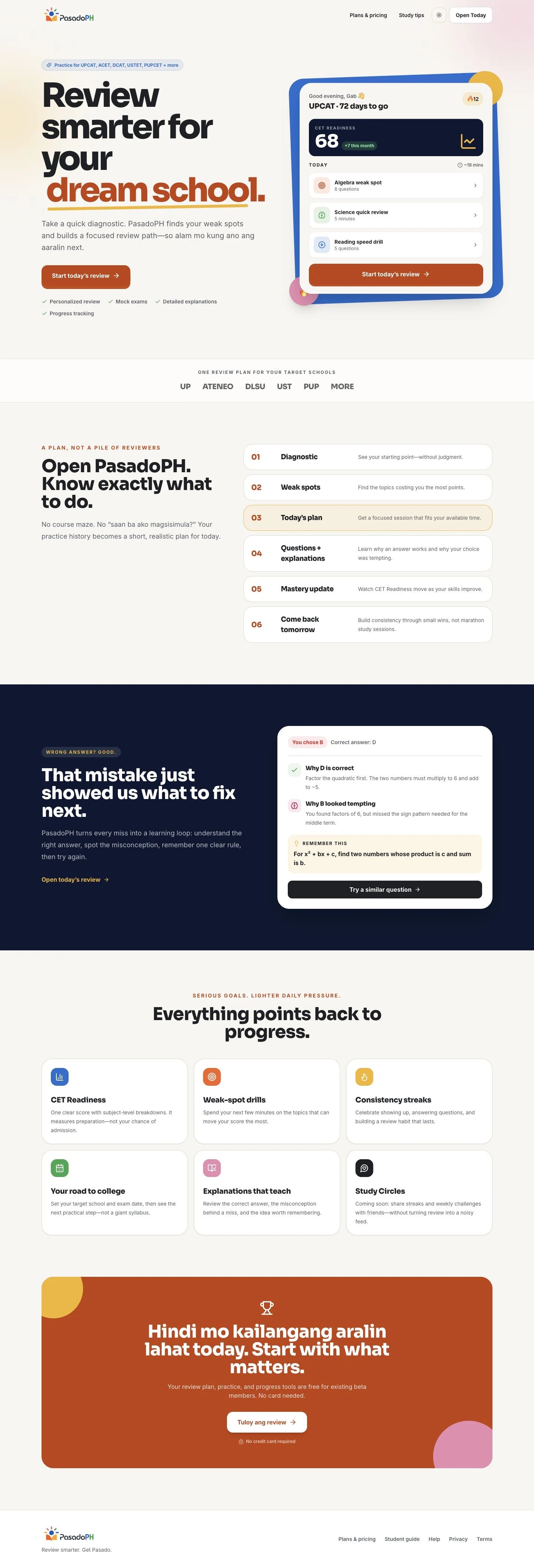 PasadoPH — website by vendrato