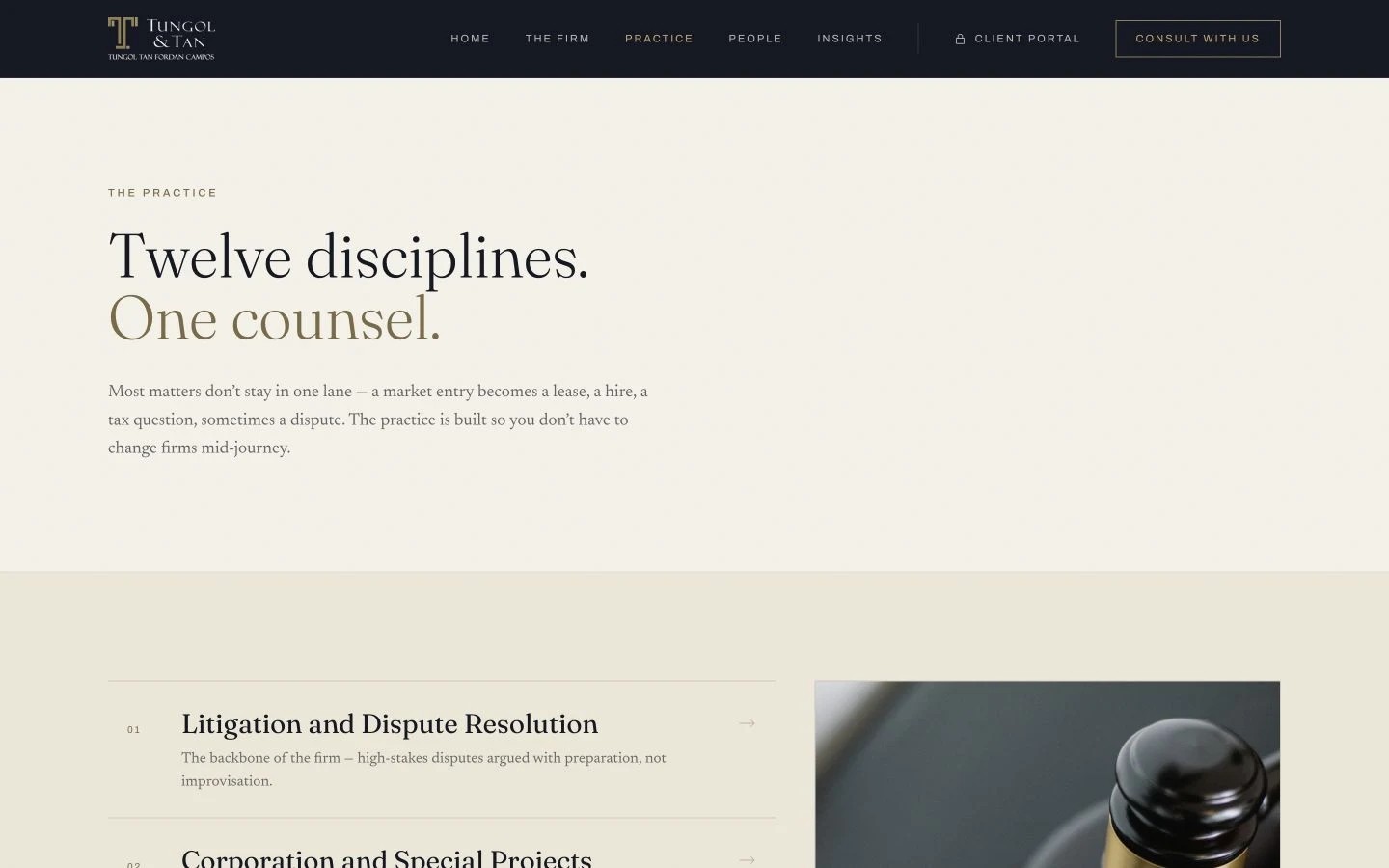 TTFC Law — A route into the practice.