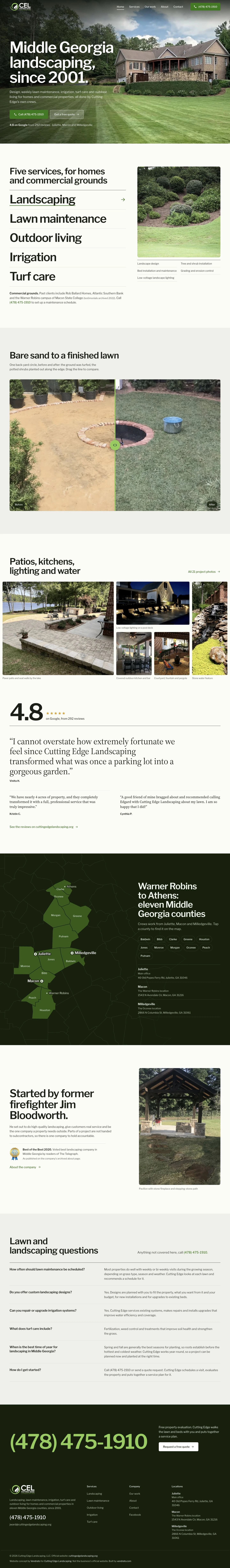 Cutting Edge Landscaping — vendrato concept