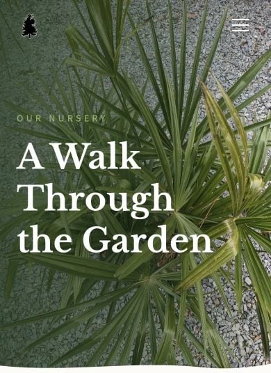 Pine Lake Nursery and Landscaping: Gallery mobile layout