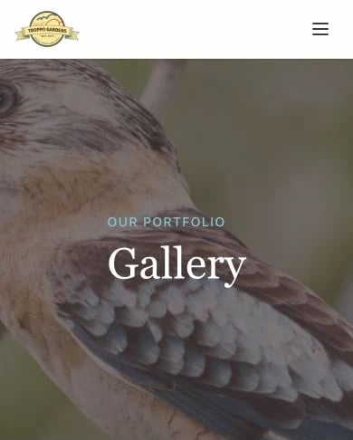 Troppo Gardens: Gallery mobile layout