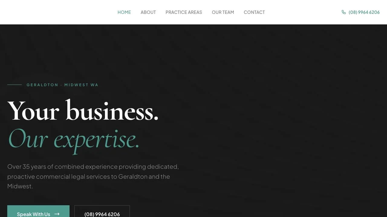 GC Lawyers website redesign concept