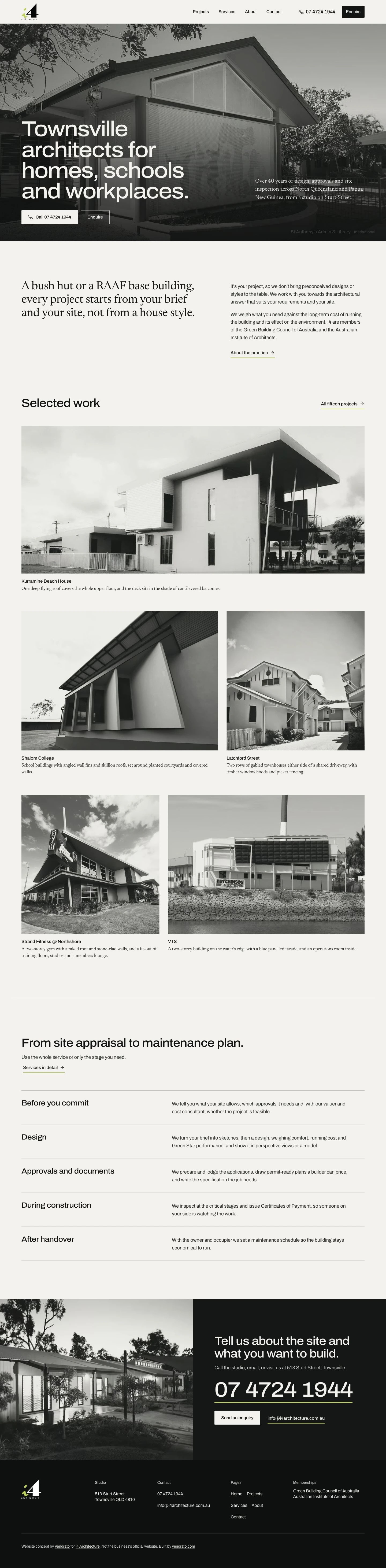 i4 Architecture — vendrato concept