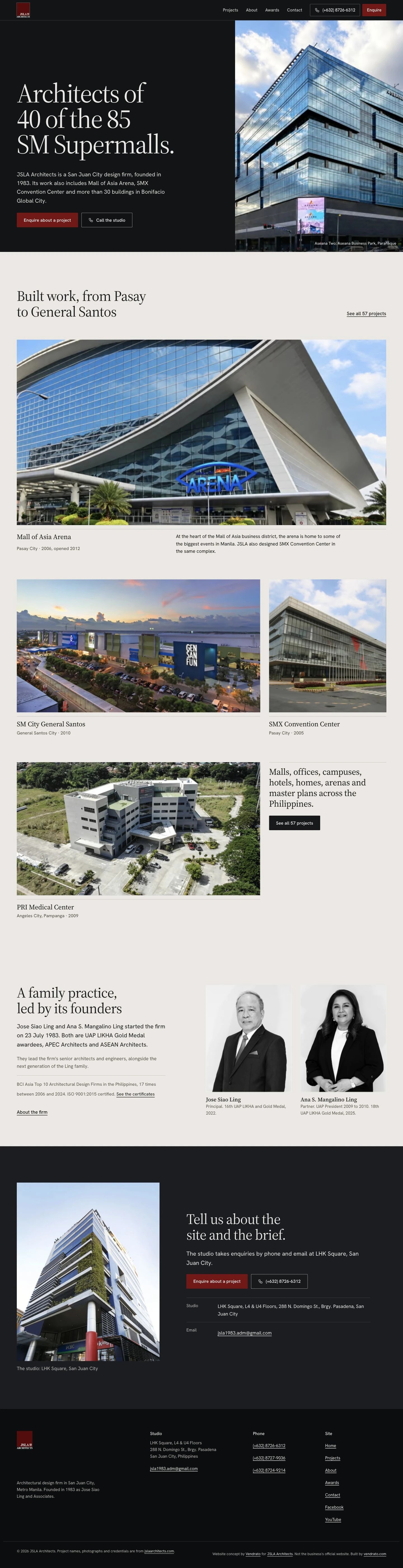 JSLA Architects — vendrato concept