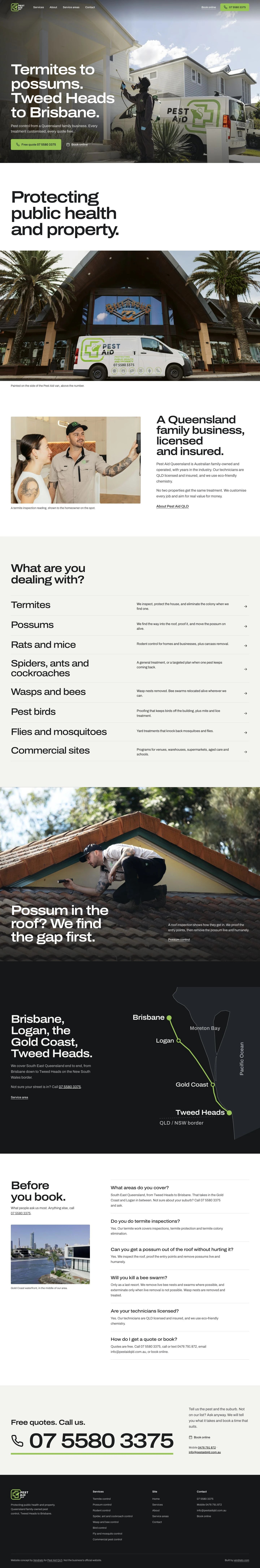 Pest Aid QLD — vendrato concept