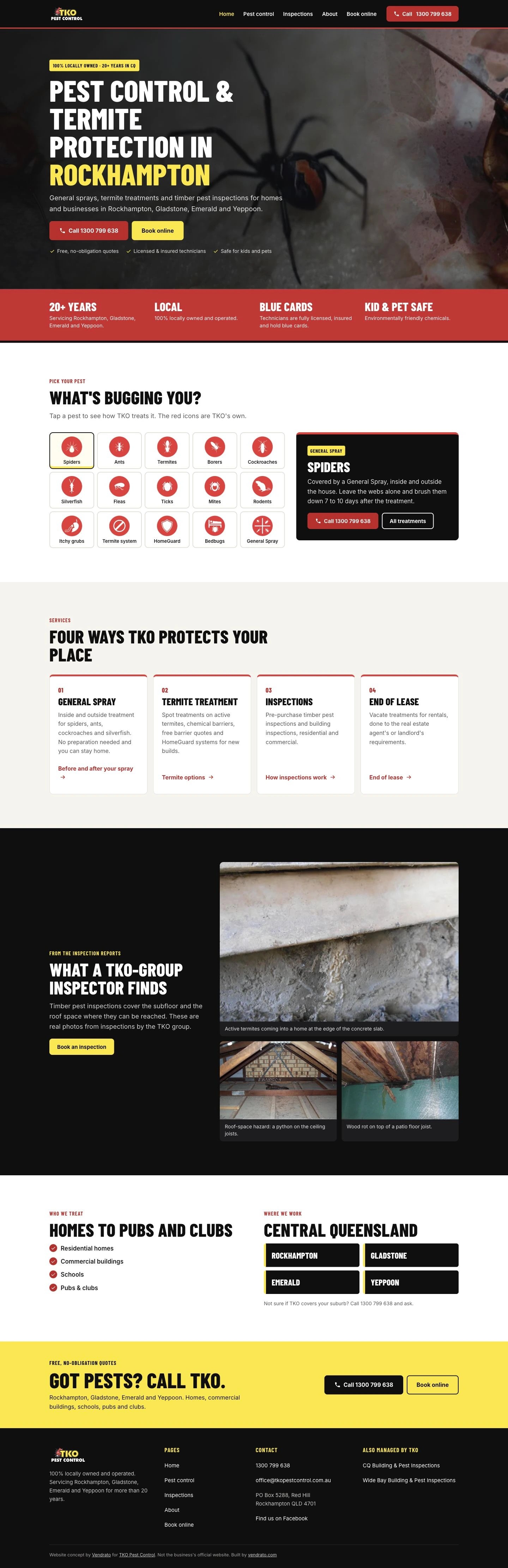 TKO Pest Control — vendrato concept