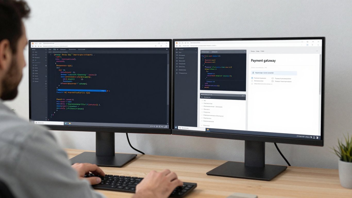 Gelişmiş ödeme geçidi API entegrasyonu üzerinde çalışan bir web geliştiricisi