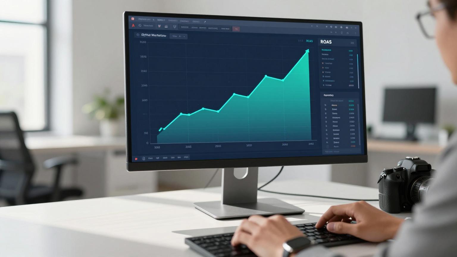 Hazır giyim markası için 1:12 ROAS başarısını gösteren dijital pazarlama grafiği.