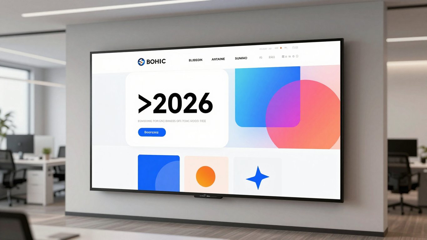 2026 model kurumsal web sitesi arayüzü ve modern ofis ortamı