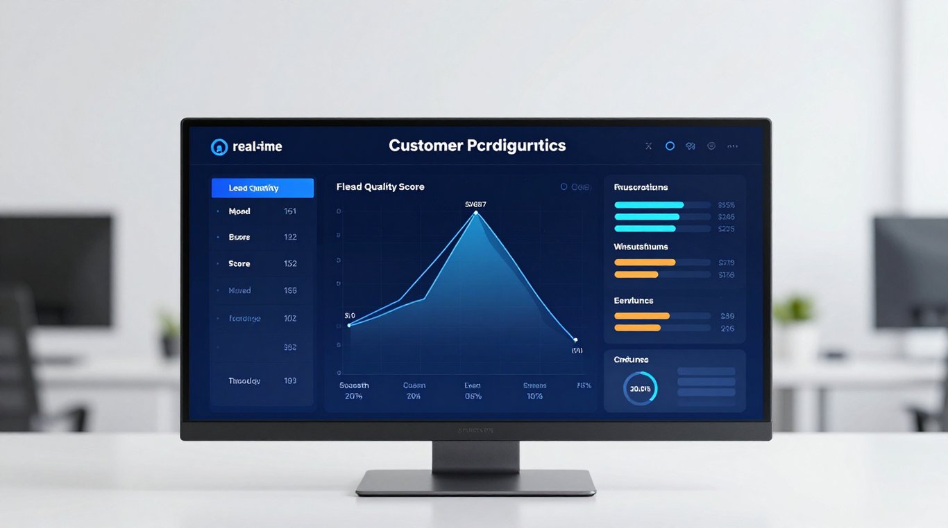 Dijital müşteri bulma performansını gösteren gelişmiş analitik panel