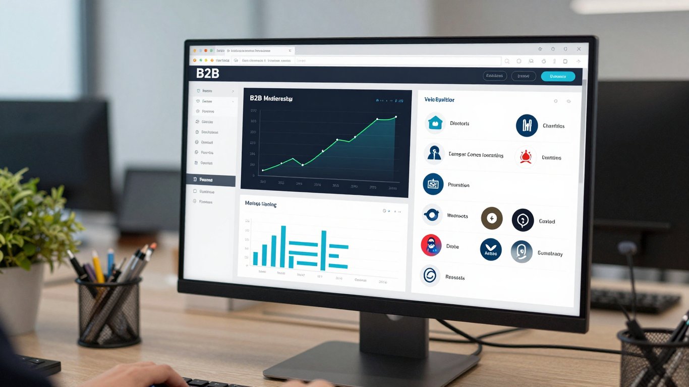 B2B veri madenciliği ve şirket profilleri gösterge paneli