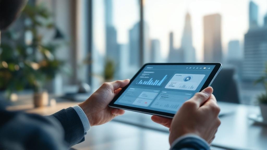 Google Ads mali hizmetler doğrulaması için güvenli dijital süreçleri gösteren profesyonel görsel.