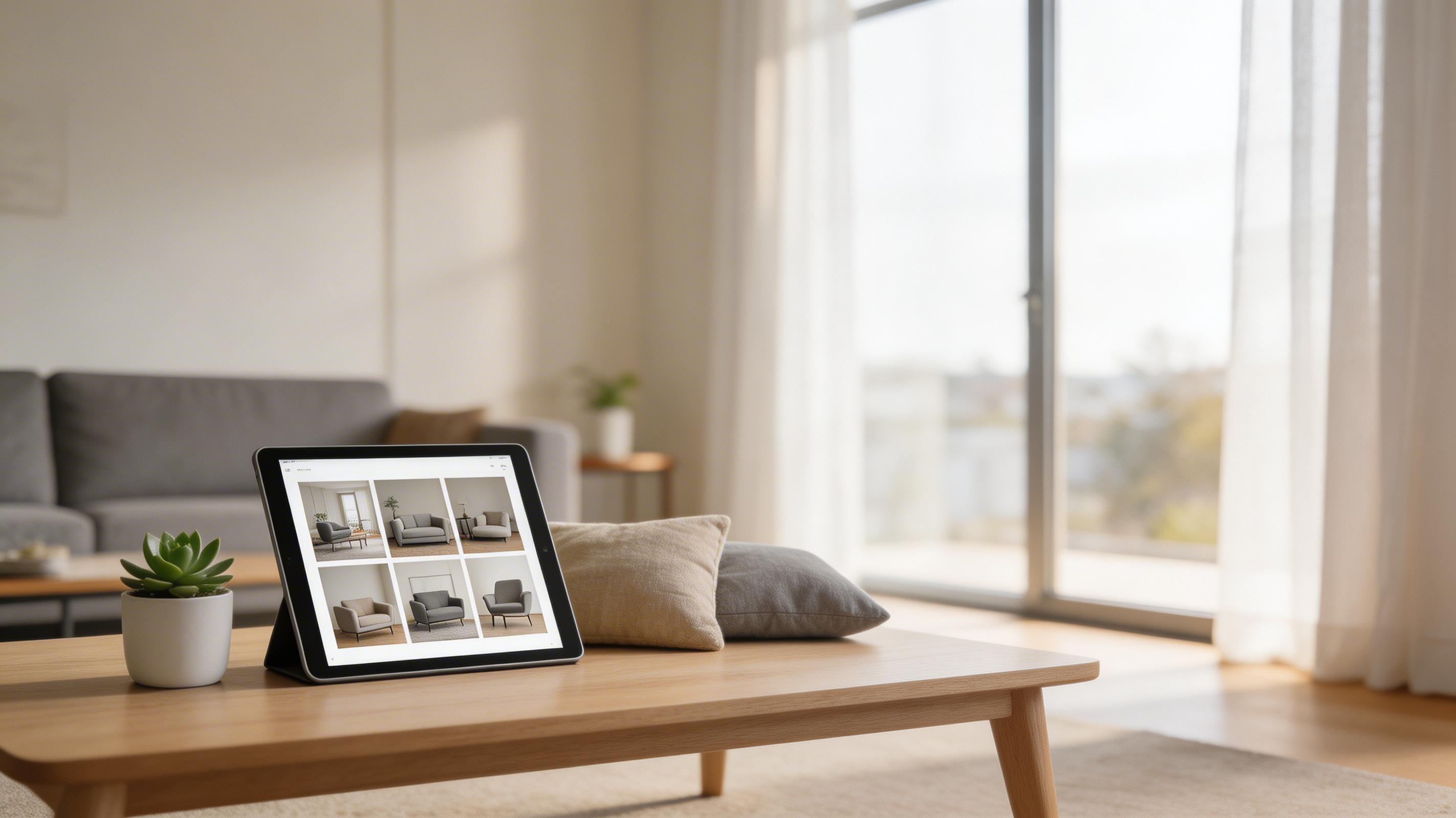 Pinterest katalog reklamlarının mobilya e-ihracatında Avrupa pazarına etkisini gösteren bir görsel.