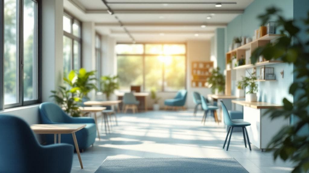 Boş yurt odalarını dolduracak dijital pazarlama stratejilerini anlatan makale için modern yurt ortamı görseli.