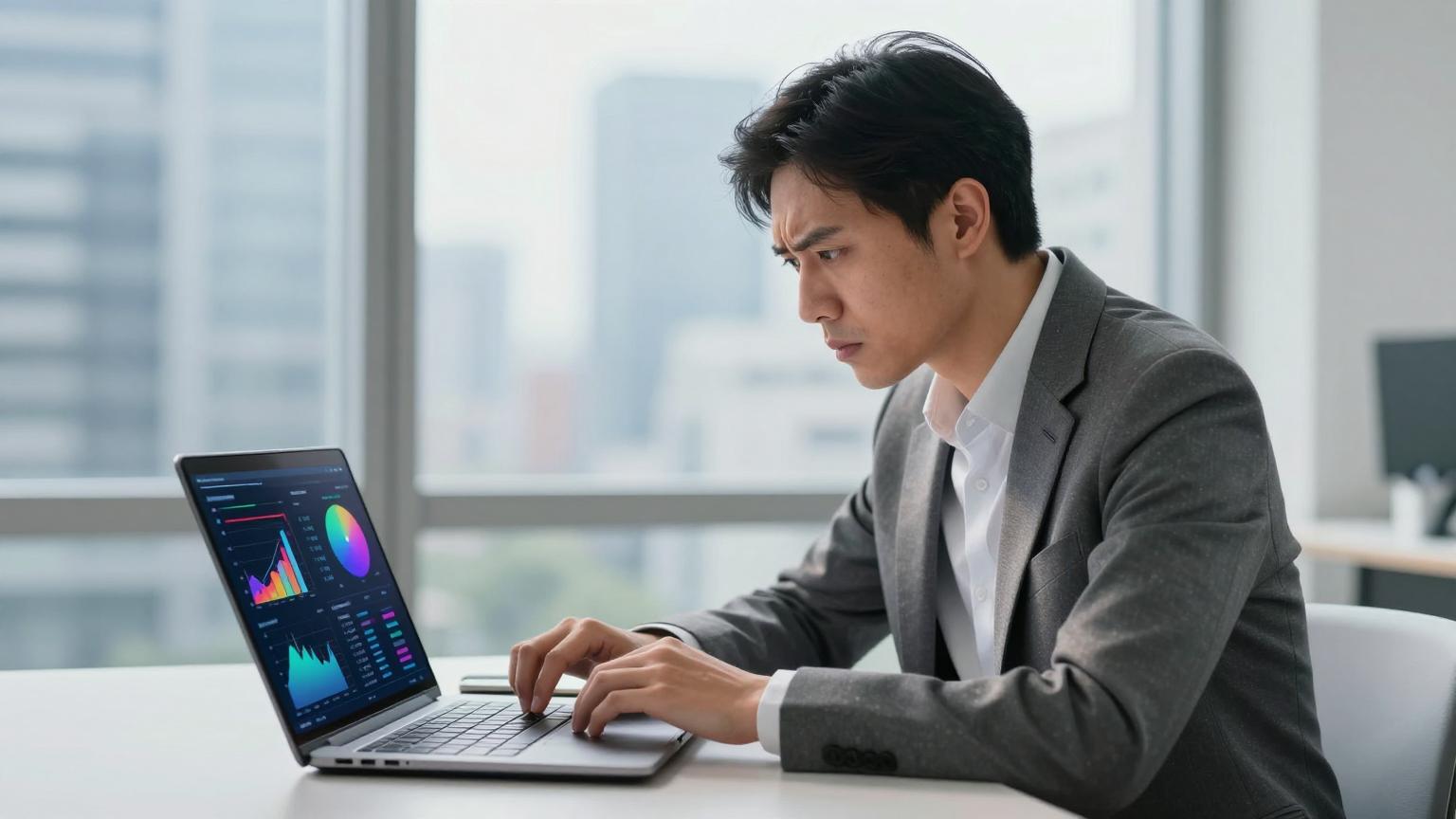 Pazarlama müdürü, Google Ads denetimi için dijital pazarlama verilerini inceliyor.