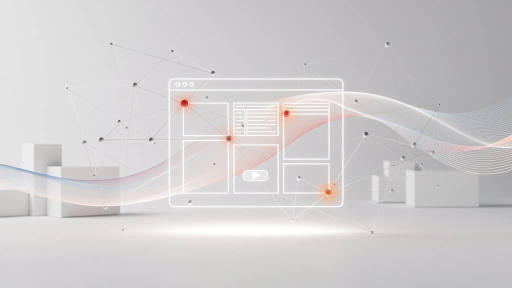 Sayfa içi SEO stratejilerini anlatan modern dijital görsel.