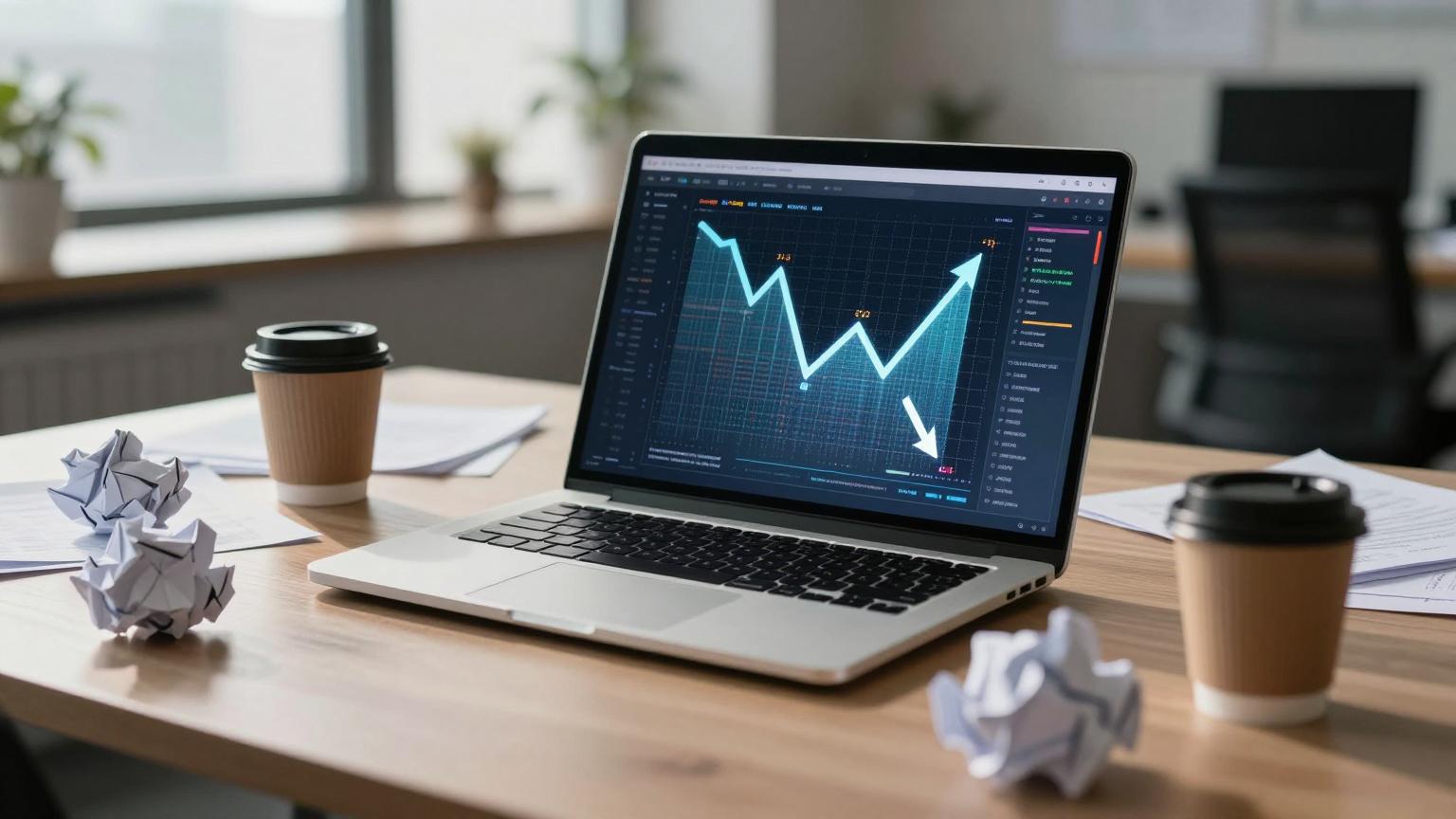 Yanlış Google Ads kurulumu nedeniyle büyük bir bütçe kaybını gösteren bir hesap analizi.