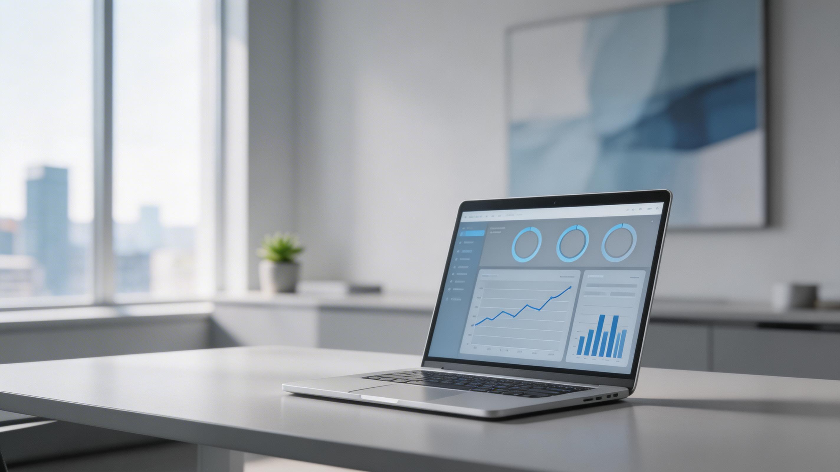 2026'da KOBİ'ler için kurulan modern, AI destekli işletme web sitesi arayüzü.