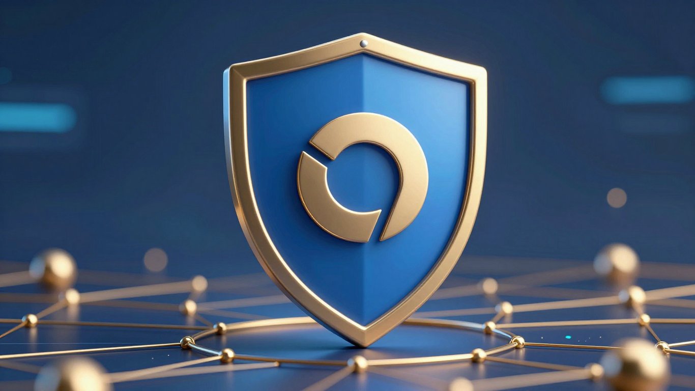 Dijital kalkan ile korunan marka logosu görseli