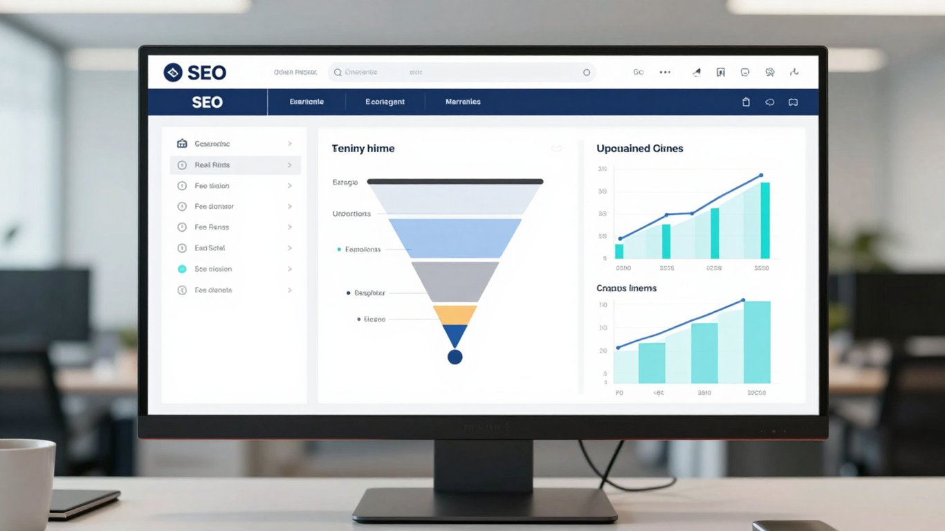 Canlı SEO veri dashboardu ve analiz ekranı