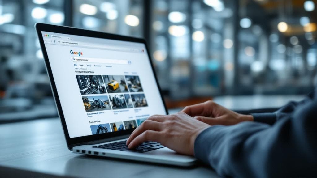 Fabrika müdürü Google'da makine arıyor, dijital görünürlük kritik.