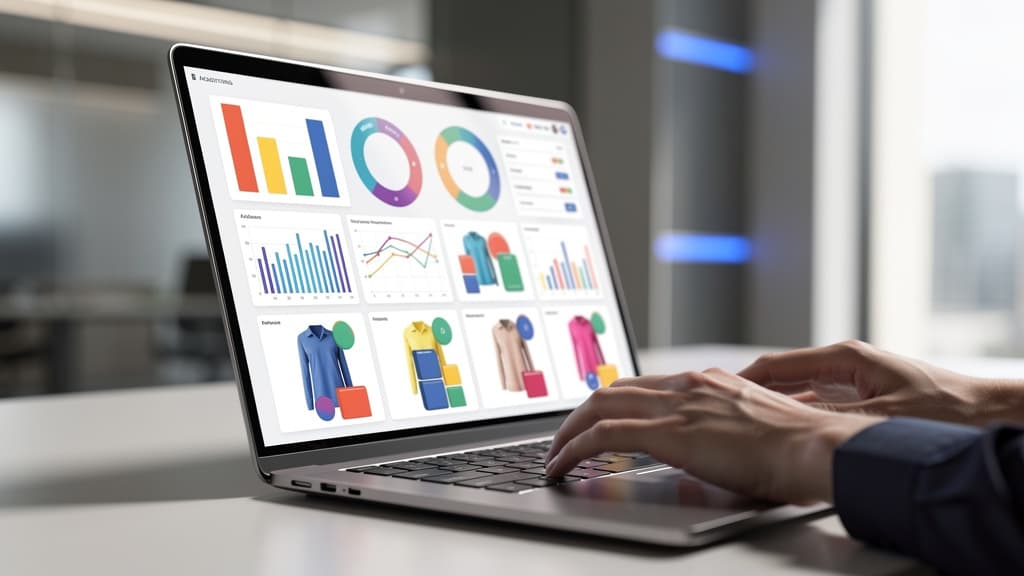 Shopify nedir sorusuna yanıt veren, yapay zeka destekli modern e-ticaret yönetim paneli ekranı.