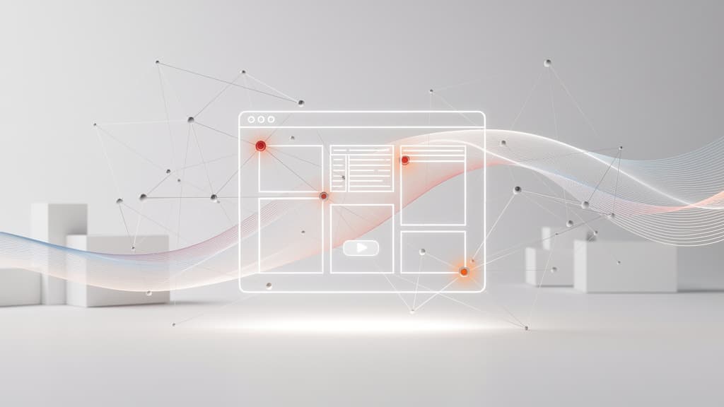 Sayfa içi SEO stratejilerini anlatan modern dijital görsel.