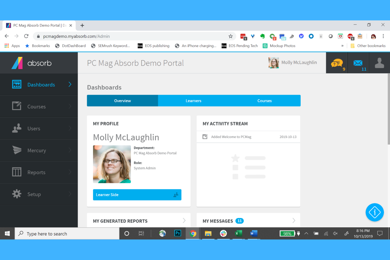 Absorb screenshot - 10 Best AI Tools for Training and Development Reviewed in 2026