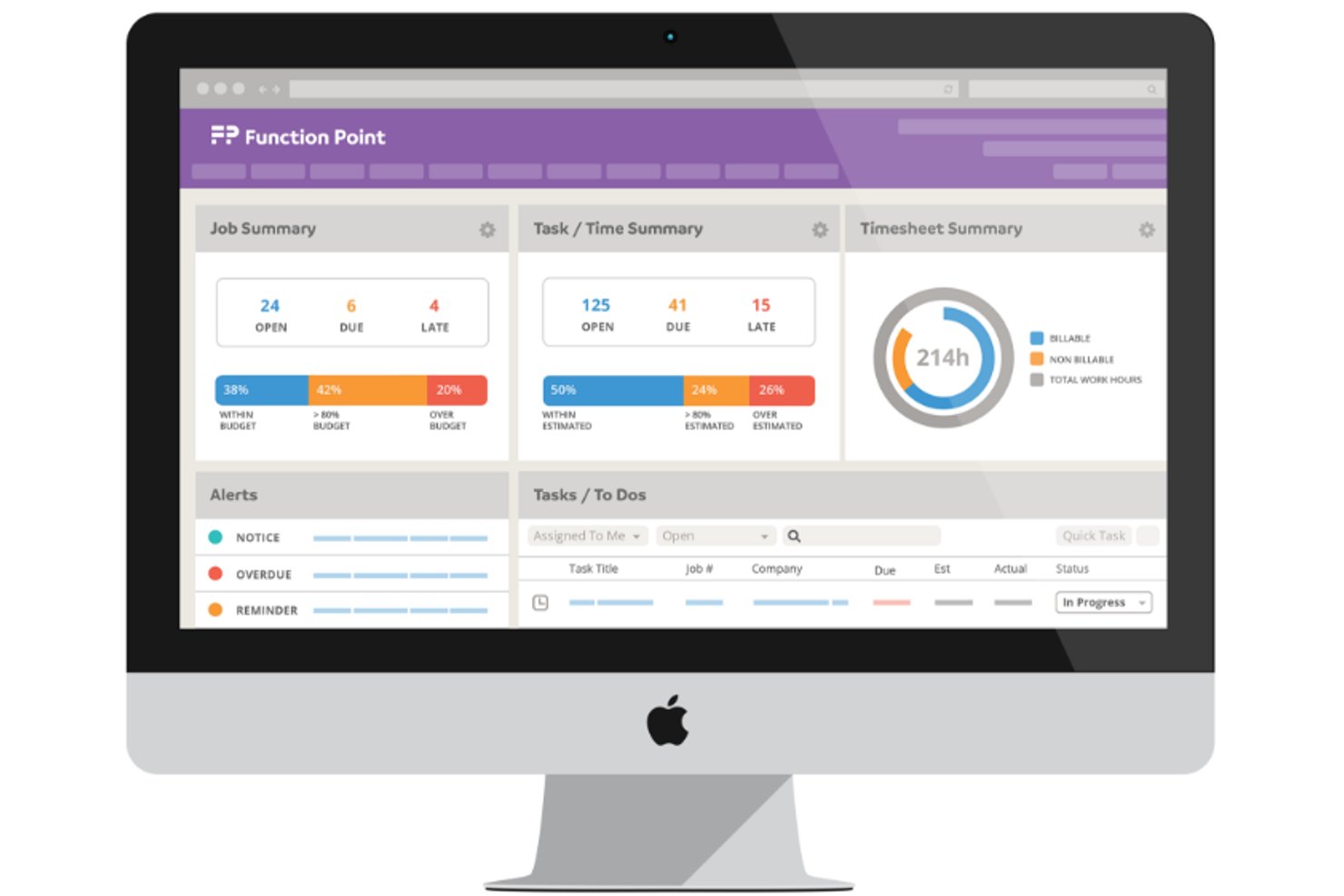 Function Point screenshot - I 10 migliori software di gestione dei progetti per i servizi professionali selezionati per il 2026