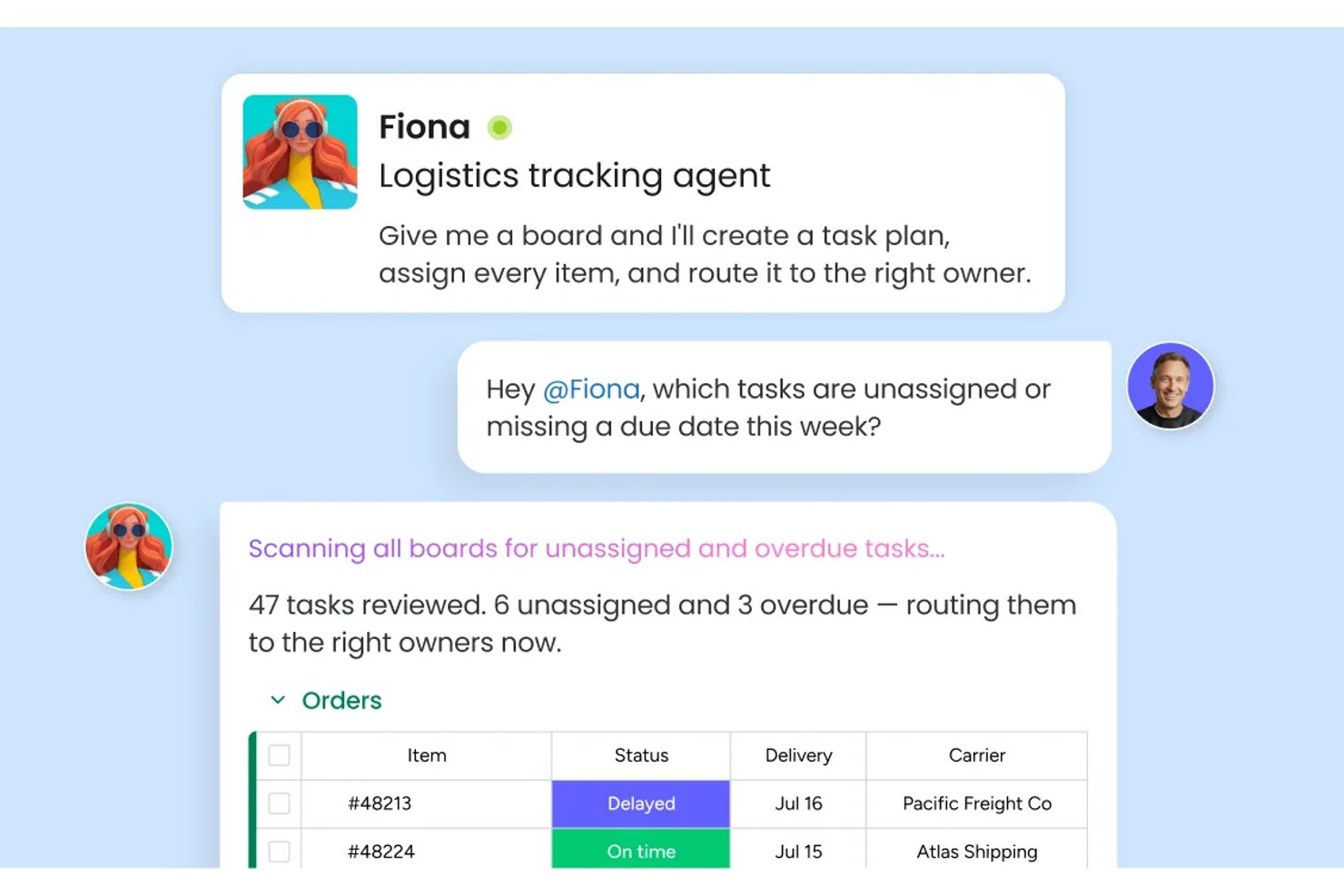 monday AI Workspace screenshot - 10 Best Free AI Task Management Software Reviewed in 2026
