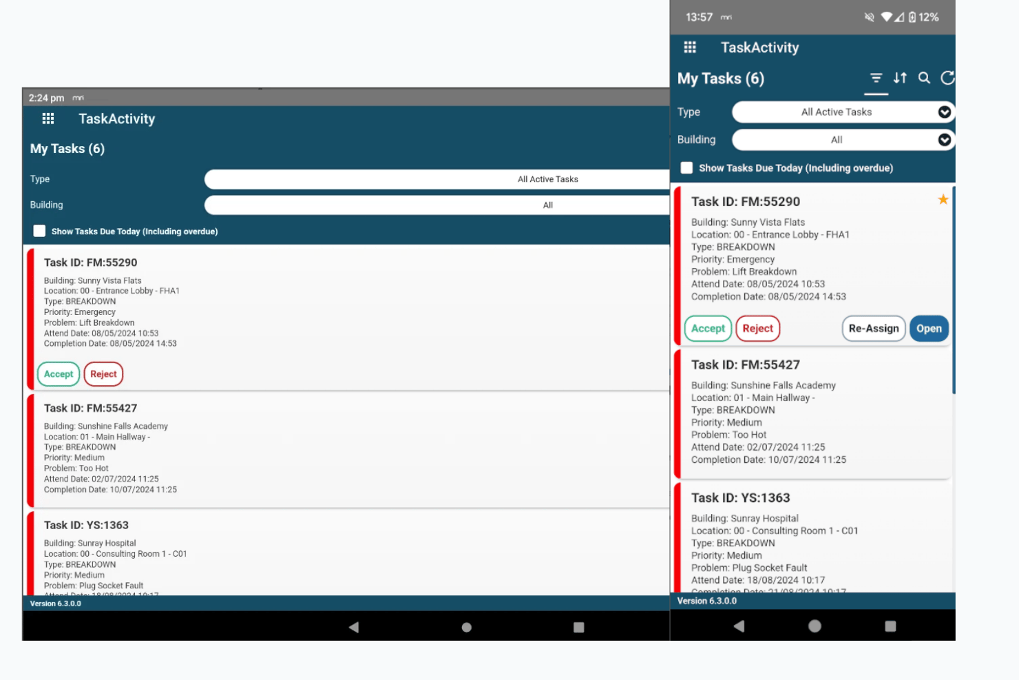 MRI Software screenshot - I 10 migliori software per la gestione dei progetti nelle strutture per il 2026