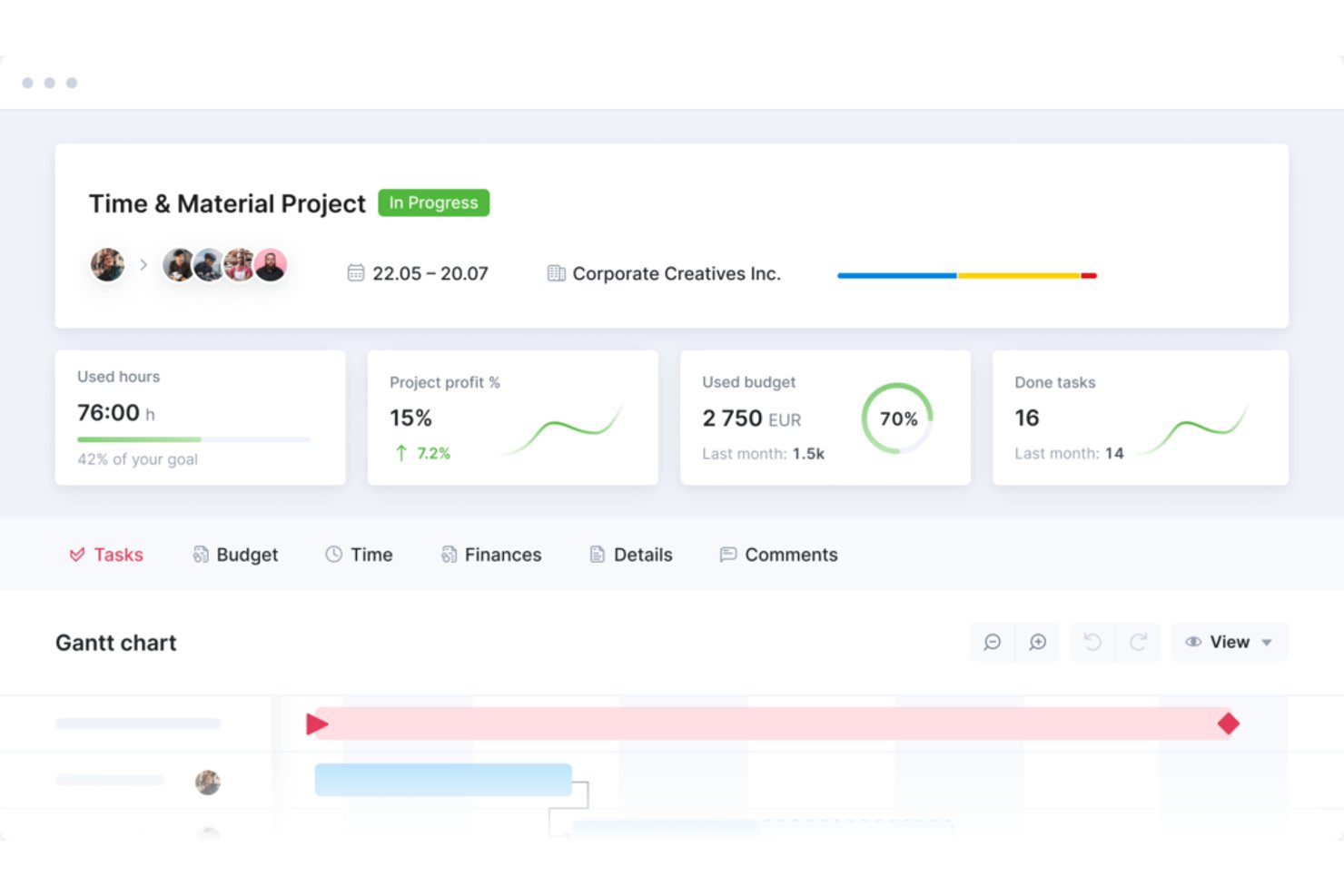 ProProfs Project screenshot - 10 Best Financial Project Management Software For 2026