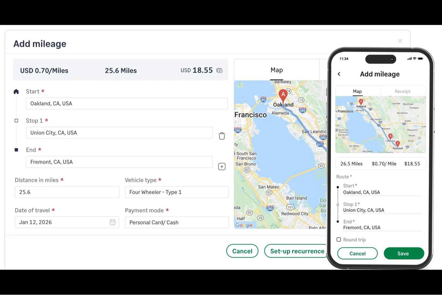 Sage Expense Management (formerly Fyle) screenshot - 10 Mileage Tracking Software for 2026