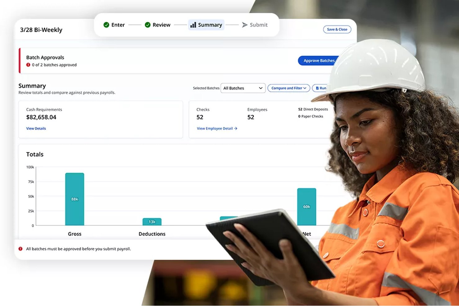 Paylocity screenshot - 10 meilleurs logiciels de gestion de la main-d’œuvre pour l’industrie en 2026