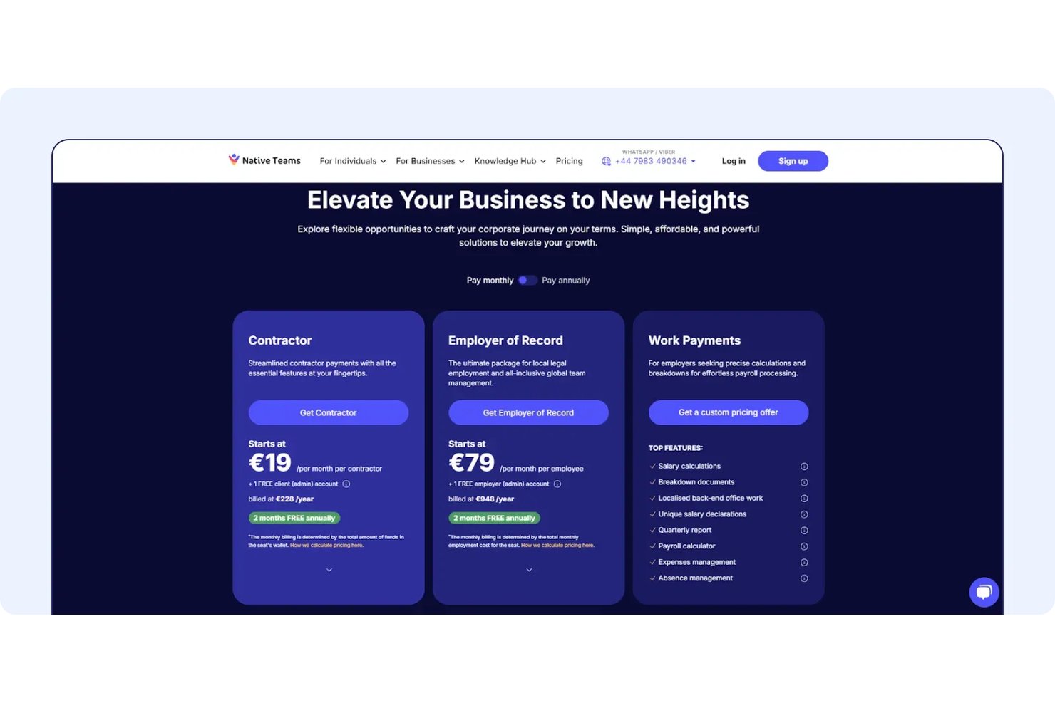 Native Teams screenshot - 10 Meilleurs Services d’Employeur de Référence en Norvège en 2026