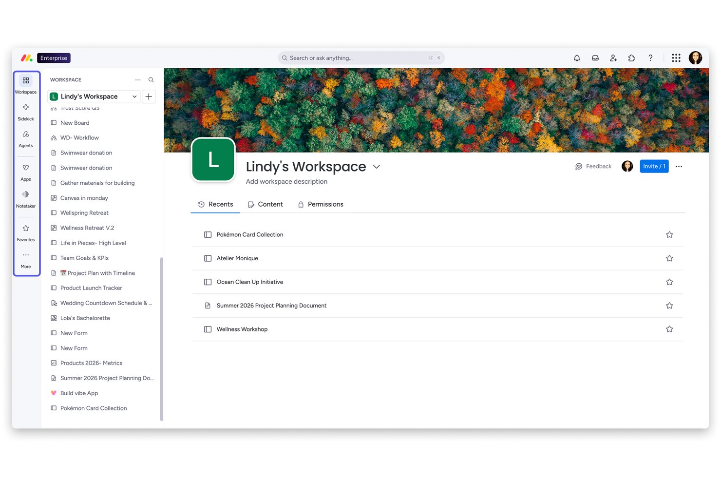 monday AI Workspace screenshot - 10 Best AI Knowledge Management Software Reviewed in 2026